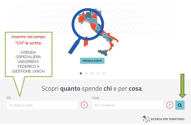 immagine del sito Soldi Pubblici
